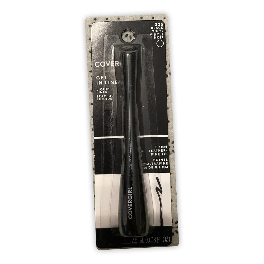 Covergirl Get In Line Liquid Liner, 325‎ Black Vinyl, 2.5 ml/0.08 fl. oz.